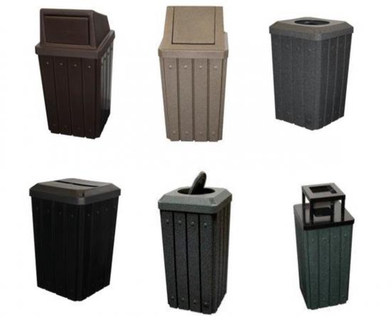 مشخصات سطل زباله پارکی استاندارد